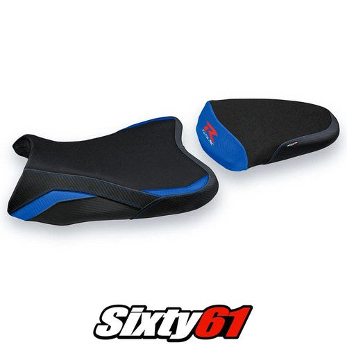 Suzuki Gsxr 600 750 2006 2007 Seat Cover Tappezzeria Blue Black 06 07
