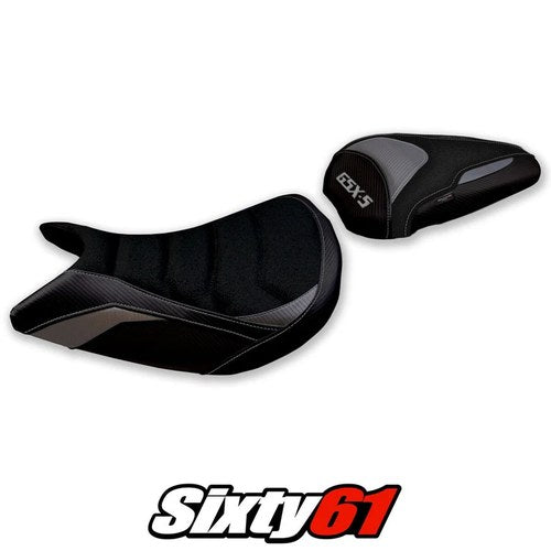 Suzuki Gsxs 1000 2015-2017 2018 2019 2020 Seat Cover Tappezzeria Ultragrip Grey