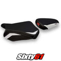 Suzuki Gsxr 600 750 2011-2024 2025 2026 Seat Cover Tappezzeria Comfort White