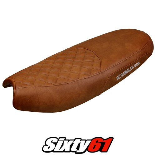 Triumph Scrambler 1200 2019-2025 2026 Seat Cover Tappezzeria Comfort Brown SE