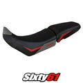 Triumph Tiger 900 2020 2021 2022 2023 Seat Cover Tappezzeria Comfort Grey Red