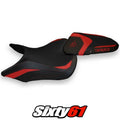 Triumph Speed Triple 2016-2018 2019 2020 2021 Seat Cover Tappezzeria Red Black
