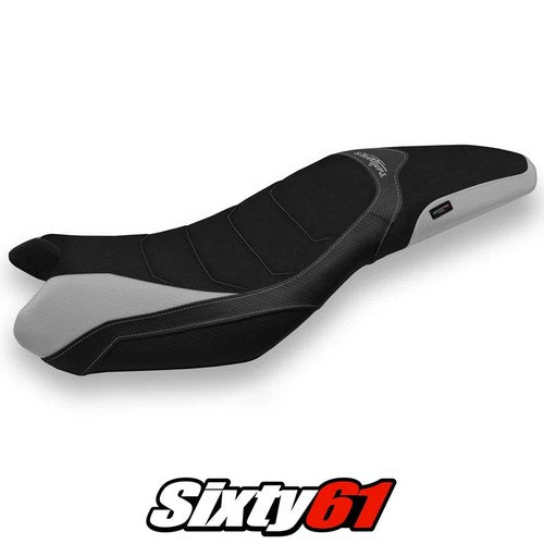 Triumph Street Triple 675 2013-2015 2016 Seat Cover Tappezzeria Ultragrip Silver