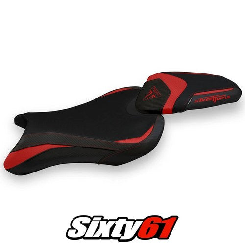 Triumph Street Triple 765 2017-2019 2020 2021 2022 Seat Cover Tappezzeria Red