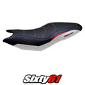 Triumph Trident 660 2021-2025 Seat Cover Tappezzeria Comfort White Red Black
