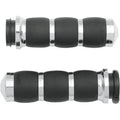 Avon AIR-93-FLY Chrome 3-Ring Velvet Air Hand Grips for Harley Electronic Tbw