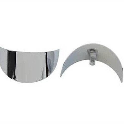 V-Twin 42-0199 Chrome Rear Turn Signal Visors for 86-22 Touring