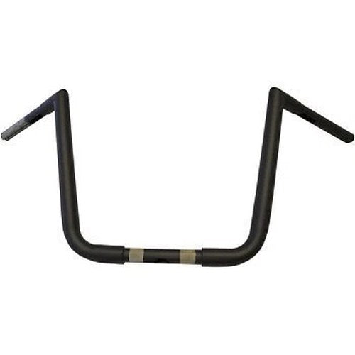 LA Choppers LA-7360-13M Flat Black 1-1/4" Twin Peaks 13" Big Twin Handlebar