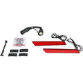 Custom Dynamics Red Lens Dual Color LED Saddlebag Latch Lightz for 14-21 Touring