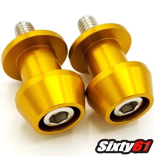 Suzuki Gsxr 600 750 Gold Swingarm Spools 1992-2022 2023 2024 2025 2026 Sliders