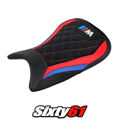 BMW M1000R 2022-2024 2025 2026 Seat Cover Tappezzeria Red Blue Black Velvet