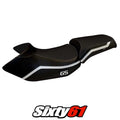 BMW R1200GS 2005-2008 2009 2010 2011 2012 Seat Cover Tappezzeria White Black