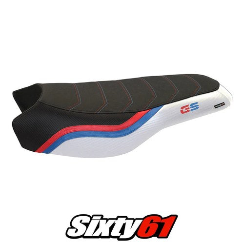 BMW R1200GS R1250GS Rallye 2017-2023 2024 Seat Cover Tappezzeria Comfort White