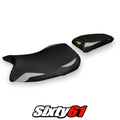 BMW S1000R M Sport 2021-2025 2026 Seat Cover Tappezzeria Comfort Silver Black