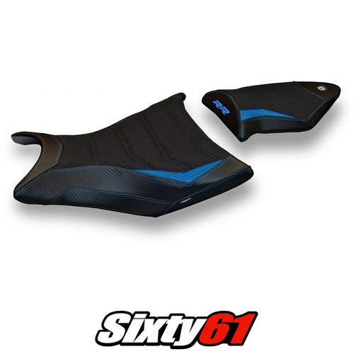 BMW S1000RR 2009 2010 2011 Seat Cover Tappezzeria Ultragrip Blue Black