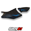 BMW S1000RR 2009 2010 2011 Seat Cover Tappezzeria Ultragrip Blue Black
