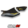 BMW S1000RR 2009 2010 2011 Seat Cover Tappezzeria Ultragrip Yellow Grey Black