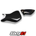 BMW S1000RR 2012 2013 2014 Seat Cover Tappezzeria Comfort White Black 12 13 14