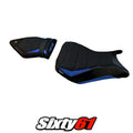BMW S1000RR 2012 2013 2014 Seat Cover Tappezzeria Ultragrip Blue Black