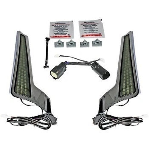 Custom Dynamics Fascia LED Panels Chrome & Smoke for 14-23 FLHX/FLTRX/FLHRS