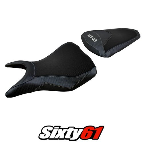 Yamaha MT 03 2020 2021 2022 2023 2024 Seat Cover Tappezzeria Comfort Black