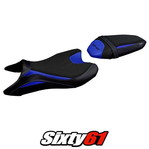 Yamaha MT07 FZ07 2018-2021 2022 2023 2024 Seat Cover Tappezzeria Ultragrip Blue