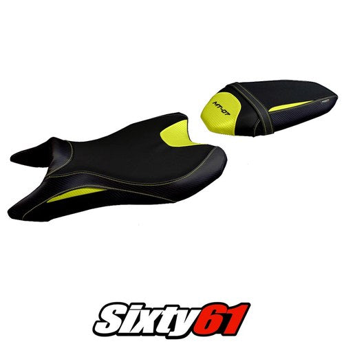 Yamaha MT07 FZ07 2018-2021 2022 2023 2024 Seat Cover Tappezzeria Comfort Yellow