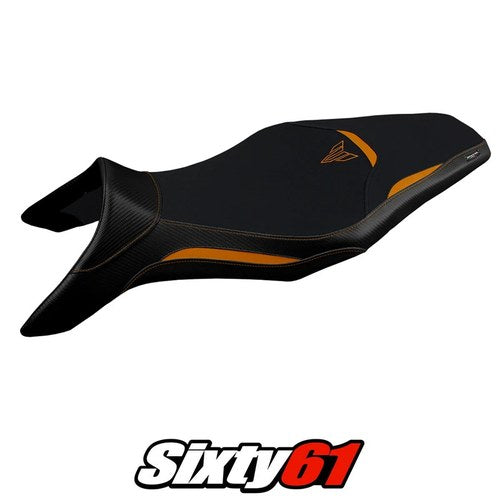 Yamaha MT 09 FZ09 2013-2017 2018 2019 2020 Seat Cover Tappezzeria Comfort Orange