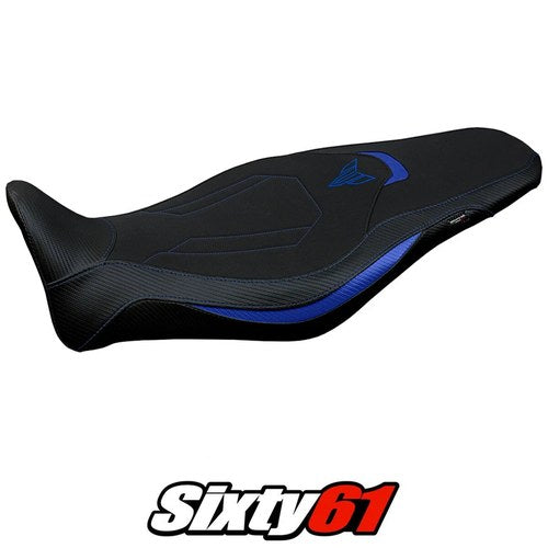 Yamaha MT 09 FZ09 2021 2022 2023 Seat Cover Tappezzeria Comfort Blue Black