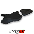 Yamaha Yzf R1 2007 2008 Seat Cover Tappezzeria Black 07 08