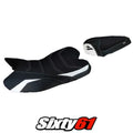 Yamaha Yzf R1 2009 2010 2011 2012 2013 2014 Seat Cover Tappezzeria Comfort White