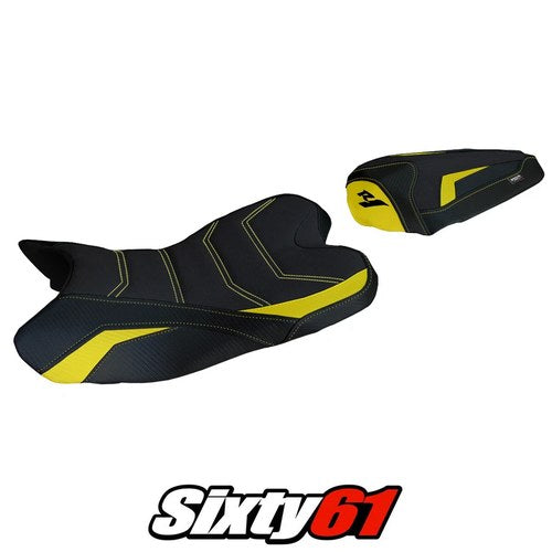 Yamaha Yzf R1 2009-2011 2012 2013 2014 Seat Cover Tappezzeria Ultragrip Yellow
