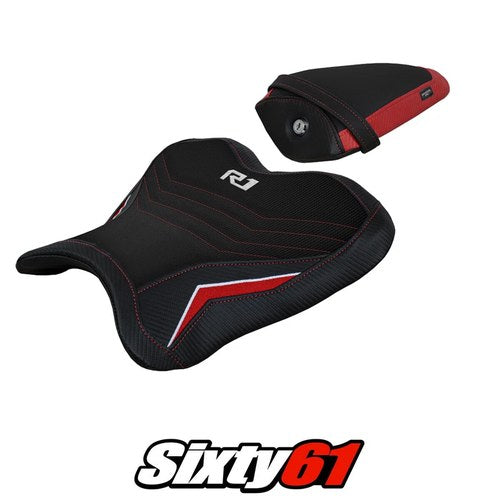 Yamaha Yzf R1 2015-2024 2025 2026 Seat Cover Tappezzeria Comfort Red White SE