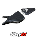 Yamaha Yzf R25 2014-2017 2018 2019 2020 Seat Cover Tappezzeria Ultragrip White