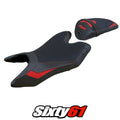 Yamaha Yzf R125 2019 2020 2021 2022 Seat Cover Tappezzeria Comfort Red