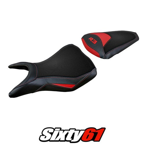 Yamaha Yzf R3 2015-2018 2019 2020 2021 2022 2023 2024 Seat Cover Tappezzeria Red