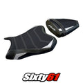 Yamaha Yzf R6 2006 2007 Seat Cover Tappezzeria Comfort White Black 06 07
