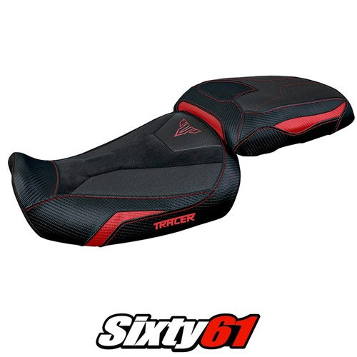 Yamaha Tracer 9 9GT 2021-2023 2024 Seat Cover Tappezzeria Ultragrip Red Black