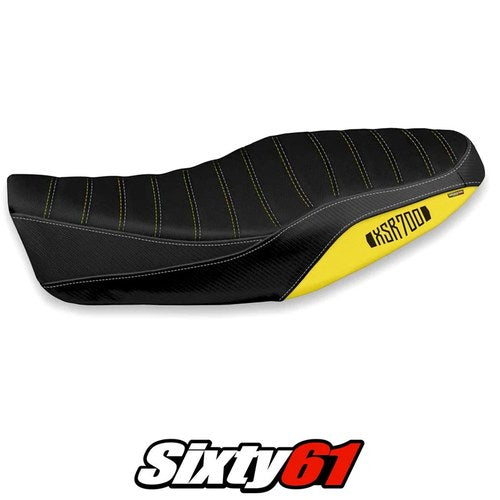 Yamaha Xsr 700 2016-2018 2019 2020 Seat Cover Tappezzeria Comfort Yellow White