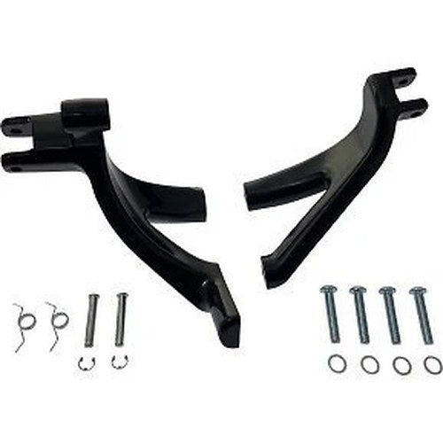 Drag Specialties 1622-0572 Black Floorboard to Footpeg Conversion Mount