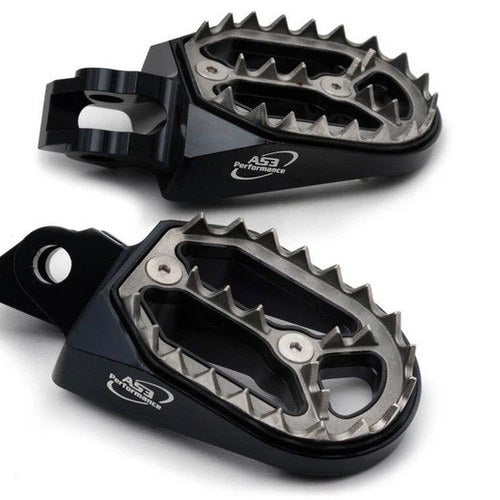 AS3 Foot Pegs for Kawasaki KX 65 2000-2024 KX 85 100 2001-2025 KX 112 2022-2025