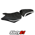 Honda CB500F 2012 2013 2014 2015 Seat Cover Tappezzeria Comfort White Black