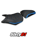 Honda CB500F 2012 2013 2014 2015 Seat Cover Tappezzeria Ultragrip Blue Black