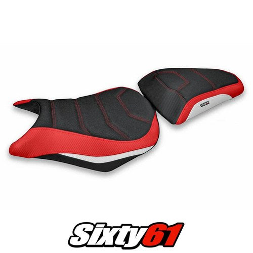Honda CBR500R 2012 2013 2014 2015 2016 Seat Cover Tappezzeria Ultragrip Red Whit
