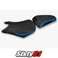 Honda CBR500R 2012 2013 2014 2015 2016 Seat Cover Tappezzeria Blue Black