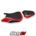 Honda CBR500R 2017-2023 2024 2025 Seat Cover Tappezzeria Ultragrip Red Silver
