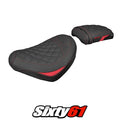Honda Cmx 500 Rebel 2017-2025 Seat Cover Tappezzeria Comfort Red Black Diamond