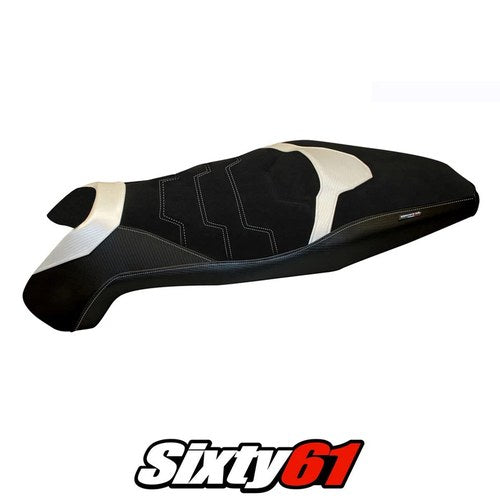 Honda X-ADV 750 2017 2018 2019 2020 Seat Cover Tappezzeria Comfort White Black