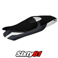 Honda X-ADV 750 2021 2022 2023 2024 Seat Cover Tappezzeria Ultragrip White Black