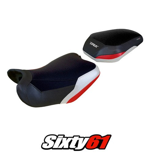 Benelli Trk 702 2023 2024 2025 2026 Seat Cover Tappezzeria White Red Black